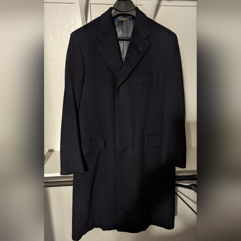 Brooks Brothers Navy Blue Topcoat